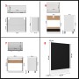 Juego de muebles de cocina 8 piezas madera de ingeniería negro de , Armarios de cocina - Ref: Foro24-3067640, Precio: 513,02 ...