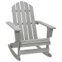 Mecedora de jardín de madera gris de , Sillas de jardín - Ref: Foro24-45704, Precio: 94,42 €, Descuento: -5%%