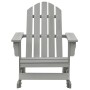 Mecedora de jardín de madera gris de , Sillas de jardín - Ref: Foro24-45704, Precio: 94,42 €, Descuento: -5%%
