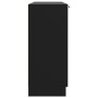 Aparador de madera contrachapada negro 90,5x30x70 cm de , Aparadores - Ref: Foro24-811188, Precio: 80,80 €, Descuento: -5%%