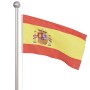 Bandera de España 90x150 cm de , Banderas y mangas de viento - Ref: Foro24-146061, Precio: 11,59 €, Descuento: %