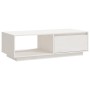 Mesa de centro de madera maciza de pino blanco 110x50x33,5 cm | Foro24.es | Tu tienda online para hogar, jardín y más Foro24.es