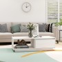 Mesa de centro de madera maciza de pino blanco 110x50x33,5 cm | Foro24.es | Tu tienda online para hogar, jardín y más Foro24.es