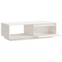 Mesa de centro de madera maciza de pino blanco 110x50x33,5 cm | Foro24.es | Tu tienda online para hogar, jardín y más Foro24.es