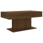 Mesa de centro madera de ingeniería roble marrón 96x50x45 cm de , Mesas de centro - Ref: Foro24-815836, Precio: 65,50 €, Desc...