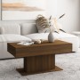Mesa de centro madera de ingeniería roble marrón 96x50x45 cm de , Mesas de centro - Ref: Foro24-815836, Precio: 65,50 €, Desc...