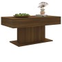 Mesa de centro madera de ingeniería roble marrón 96x50x45 cm de , Mesas de centro - Ref: Foro24-815836, Precio: 65,50 €, Desc...