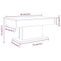 Mesa de centro madera de ingeniería roble marrón 96x50x45 cm de , Mesas de centro - Ref: Foro24-815836, Precio: 65,50 €, Desc...