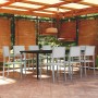 Juego de comedor para jardín 9 piezas blanco de , Conjuntos de jardín - Ref: Foro24-3099262, Precio: 622,56 €, Descuento: %