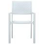 Juego de comedor para jardín 9 piezas blanco de , Conjuntos de jardín - Ref: Foro24-3099262, Precio: 622,56 €, Descuento: %