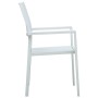Juego de comedor para jardín 9 piezas blanco de , Conjuntos de jardín - Ref: Foro24-3099262, Precio: 622,56 €, Descuento: %