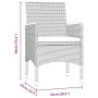 Juego de comedor de jardín 7 piezas con cojines negro de , Conjuntos de jardín - Ref: Foro24-3099333, Precio: 548,53 €, Descu...