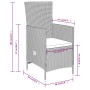 Juego de comedor de jardín 3 piezas con cojines beige de , Conjuntos de jardín - Ref: Foro24-3099437, Precio: 316,35 €, Descu...