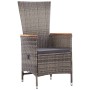 Juego de comedor de jardín 7 piezas con cojines gris de , Conjuntos de jardín - Ref: Foro24-3099435, Precio: 1,00 €, Descuent...