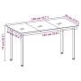 Juego de comedor de jardín 7 piezas con cojines negro de , Conjuntos de jardín - Ref: Foro24-3099461, Precio: 908,61 €, Descu...