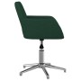 Sillas de comedor giratorias 2 uds tela verde oscuro de , Sillas de comedor - Ref: Foro24-3103035, Precio: 164,51 €, Descuent...