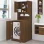 Armario de lavadora madera contrachapada color roble marrón de , Accesorios para lavadoras y secadoras - Ref: Foro24-3120184,...