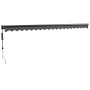 Toldo retráctil automático gris antracita 5x3 m de , Toldos - Ref: Foro24-3154515, Precio: 459,69 €, Descuento: %
