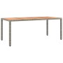 Set comedor jardín 9 pzas y cojines ratán sintético gris de , Conjuntos de jardín - Ref: Foro24-3157589, Precio: 1,00 €, Desc...