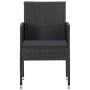 Juego de comedor de jardín 9 pzas ratán sintético y acero negro de , Conjuntos de jardín - Ref: Foro24-3203351, Precio: 689,1...