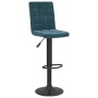 Taburete de cocina de terciopelo azul de , Taburetes de cocina - Ref: Foro24-335756, Precio: 84,54 €, Descuento: %