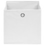 Cajas de almacenaje 4 uds tela no tejida blanco 28x28x28 cm de , Cestas para almacenaje - Ref: Foro24-325207, Precio: 22,32 €...