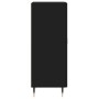 Aparador de madera contrachapada negro 34,5x34x90 cm de , Aparadores - Ref: Foro24-830421, Precio: 64,15 €, Descuento: -5%%