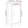 Aparador de madera maciza de pino 39x35x80 cm de , Aparadores - Ref: Foro24-813724, Precio: 66,08 €, Descuento: %