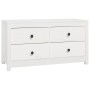 Armario auxiliar madera maciza de pino blanco 100x40x54 cm de , Aparadores - Ref: Foro24-821775, Precio: 165,23 €, Descuento:...