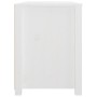 Armario auxiliar madera maciza de pino blanco 100x40x54 cm de , Aparadores - Ref: Foro24-821775, Precio: 165,23 €, Descuento:...