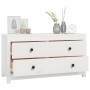 Armario auxiliar madera maciza de pino blanco 100x40x54 cm de , Aparadores - Ref: Foro24-821775, Precio: 165,23 €, Descuento:...