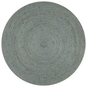 Alfombra de yute tejida a mano redonda verde oliva 90 cm de , Alfombras - Ref: Foro24-133668, Precio: 31,82 €, Descuento: %