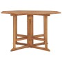 Mesa de comedor de jardín plegable teca maciza 110x110x75 cm de , Mesas de jardín - Ref: Foro24-318480, Precio: 247,74 €, Des...