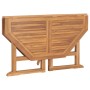 Mesa de comedor de jardín plegable teca maciza 110x110x75 cm de , Mesas de jardín - Ref: Foro24-318480, Precio: 247,74 €, Des...