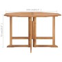 Mesa de comedor de jardín plegable teca maciza 110x110x75 cm de , Mesas de jardín - Ref: Foro24-318480, Precio: 247,74 €, Des...