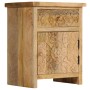 Mesita de noche de madera maciza de mango 40x30x50 cm de , Mesitas de noche - Ref: Foro24-246152, Precio: 154,49 €, Descuento: %