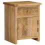 Mesita de noche de madera maciza de mango 40x30x50 cm de , Mesitas de noche - Ref: Foro24-246152, Precio: 154,49 €, Descuento: %