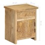 Mesita de noche de madera maciza de mango 40x30x50 cm de , Mesitas de noche - Ref: Foro24-246152, Precio: 154,49 €, Descuento: %