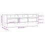 Mueble de TV madera contrachapada gris hormigón 150x30x44,5 cm de , Muebles TV - Ref: Foro24-831264, Precio: 90,85 €, Descuen...