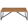 Mesa de centro madera maciza de acacia 110x110x36 cm | Foro24.es | Tu tienda online para hogar, jardín y más Foro24.es