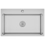 Fregadero de cocina hecho a mano acero inoxidable de , Fregaderos - Ref: Foro24-51514, Precio: 125,44 €, Descuento: %