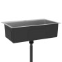 Fregadero de cocina hecho a mano acero inoxidable de , Fregaderos - Ref: Foro24-51514, Precio: 125,44 €, Descuento: %