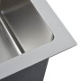 Fregadero de cocina hecho a mano acero inoxidable de , Fregaderos - Ref: Foro24-51514, Precio: 125,44 €, Descuento: %