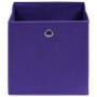 Cajas de almacenaje 4 uds tela no tejida morado 28x28x28 cm de , Cestas para almacenaje - Ref: Foro24-325211, Precio: 22,65 €...