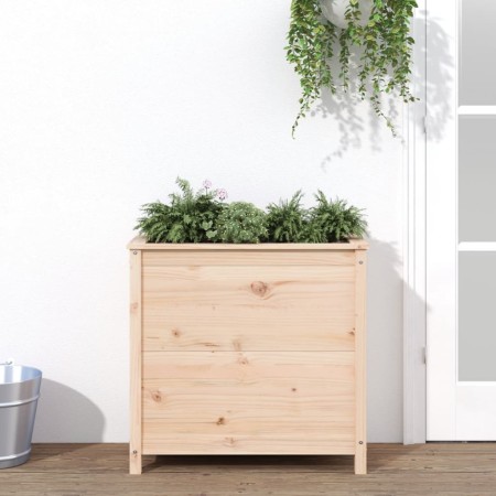 Jardinera madera maciza de pino 82,5x40x78 cm de , Maceteros y jardineras - Ref: Foro24-825282, Precio: 97,89 €, Descuento: %