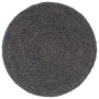 Manteles individuales redondos 4 uds yute gris oscuro liso 38cm de , Manteles individuales - Ref: Foro24-133836, Precio: 26,8...