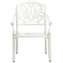 Sillas de jardín 2 unidades aluminio fundido blanco | Foro24.es | Tu tienda online para hogar, jardín y más Foro24.es