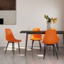 Sillas de comedor 4 unidades PP naranja de , Sillas de comedor - Ref: Foro24-338061, Precio: 155,06 €, Descuento: -5%%