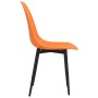 Sillas de comedor 4 unidades PP naranja de , Sillas de comedor - Ref: Foro24-338061, Precio: 155,06 €, Descuento: -5%%