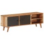 Mueble de TV madera maciza de acacia 112x30x40 cm de , Muebles TV - Ref: Foro24-351621, Precio: 206,72 €, Descuento: %